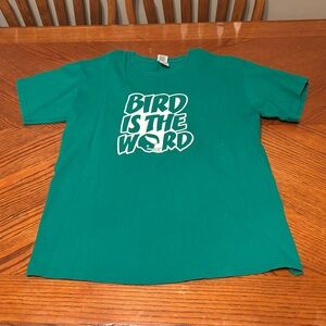 Philadelphia Eagles Green "Bird Is The Word" Graphic Tee